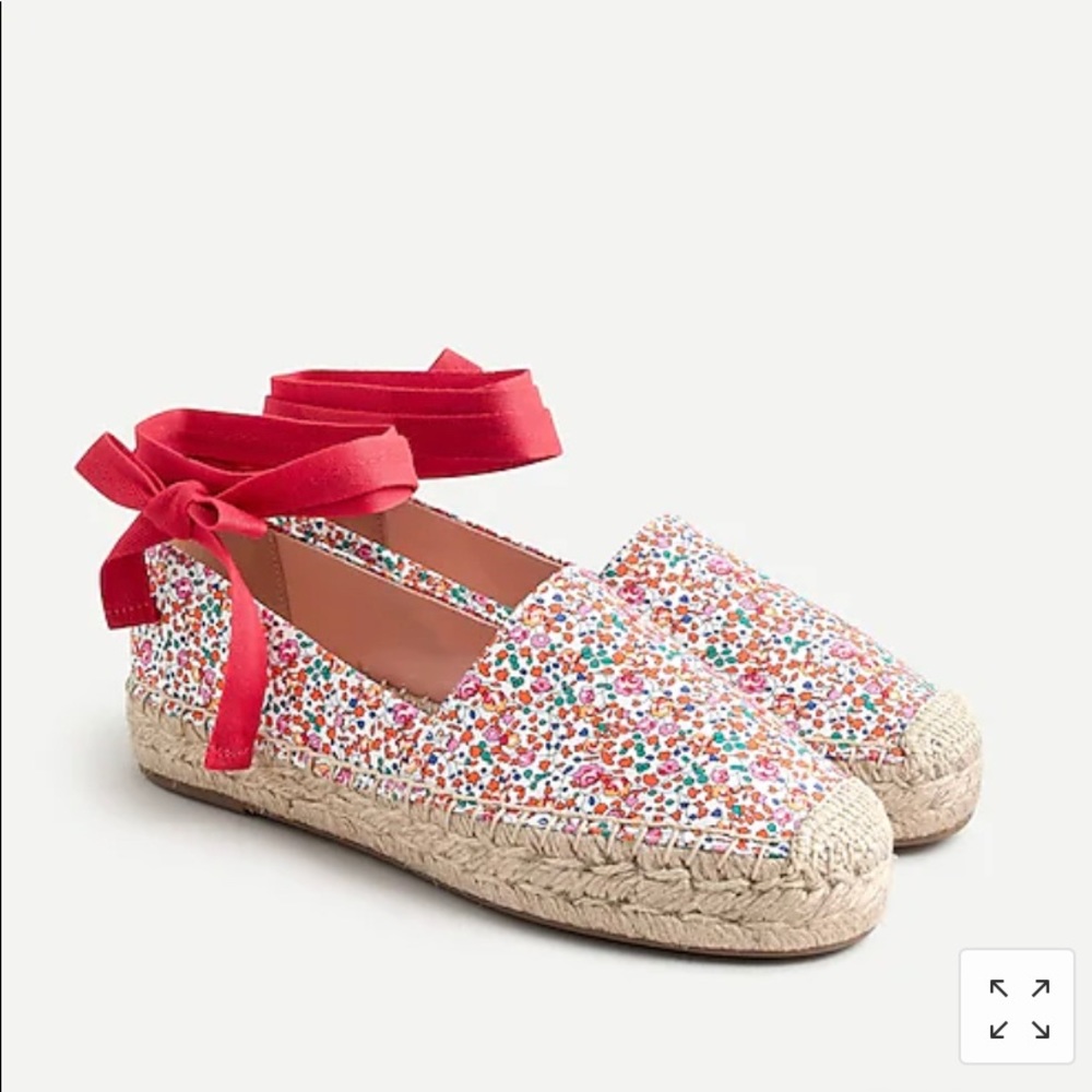 J. Crew Espadrille - Liberty Fabric - Size 9.5